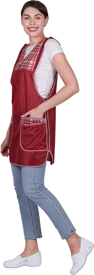 Фартук ХОЗЯЮШКА нейлоновый, бордо Фар 818.02