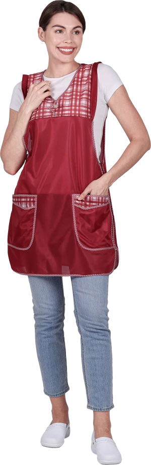 Фартук ХОЗЯЮШКА нейлоновый, бордо Фар 818.02