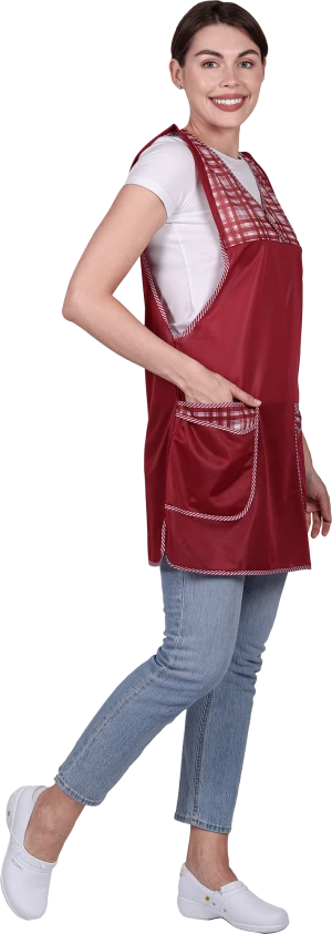 Фартук ХОЗЯЮШКА нейлоновый, бордо Фар 818.02