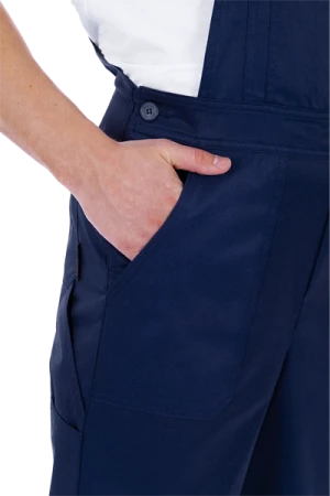 Костюм мужской ТЕХНИК 2 от механических воздействий и ОПЗ (куртка, полукомбинезон), темно-синий/серый Кос 099