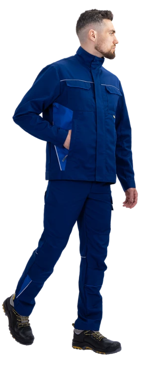 Куртка мужская GT от механических воздействий и ОПЗ, синий-василек