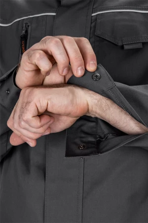 Костюм мужской ДЮРАБЛ от механических воздействий и ОПЗ (куртка, брюки), серый Кос 832