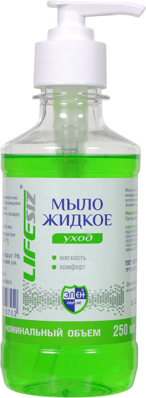 Жидкое мыло "Элен" 250 мл, с дозирующей насадкой Мою 049