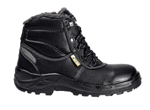 Ботинки TURBO с КП шерст. мех, хромовые ПУ/нитрил (Бот. 115)