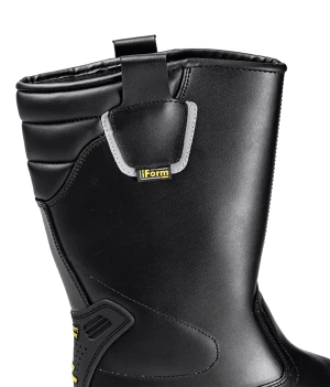 Сапоги iForm® ORIGINAL (ОРИДЖИНАЛ) с КП и КС шерст. мех, кожаные ПУ/нитрил