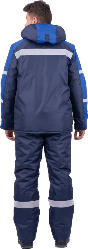 Куртка РОУД зимняя, т/синий-василек Кур 203