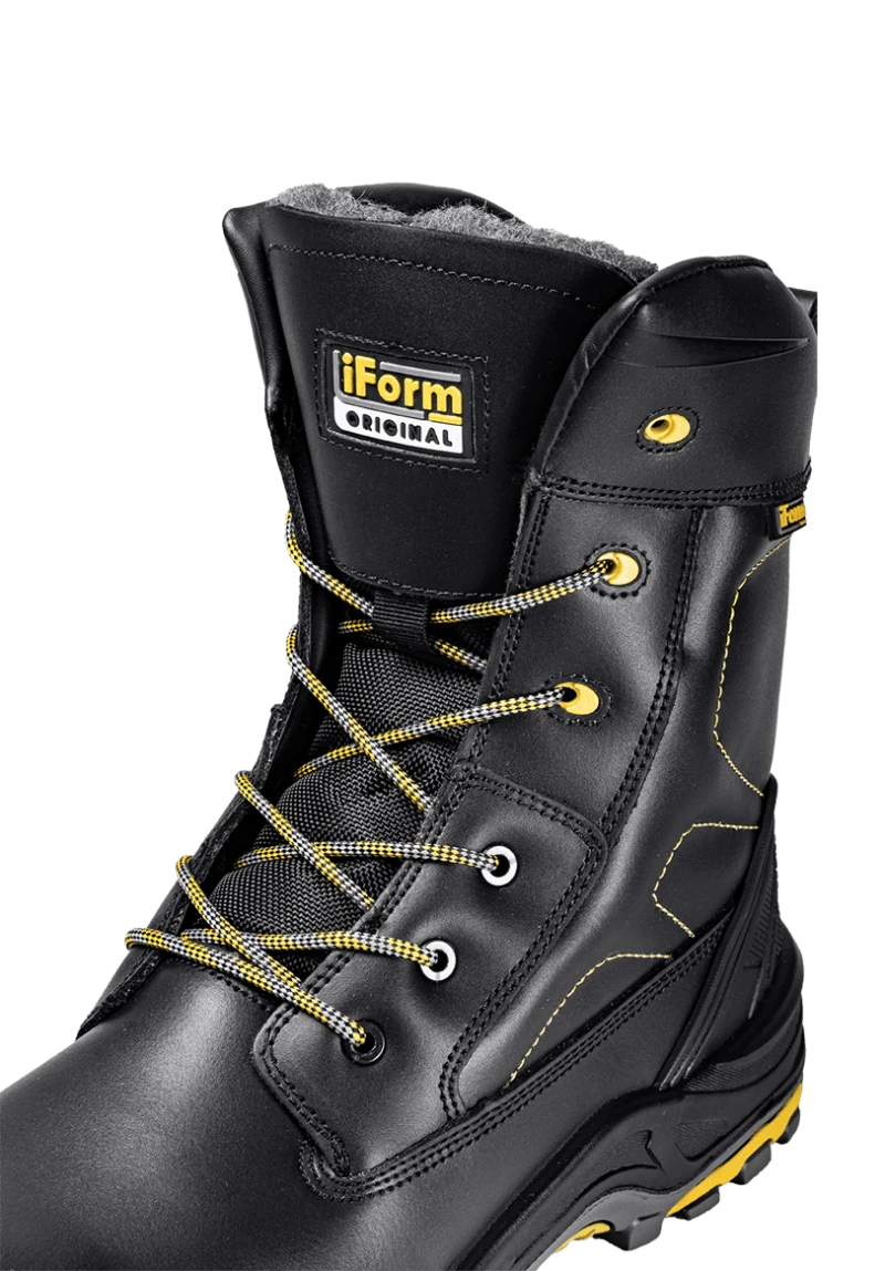Ботинки iForm® ORIGINAL (ОРИДЖИНАЛ) высокий берец с КП и КС шерс мех, кожаные ПУ/нитрил