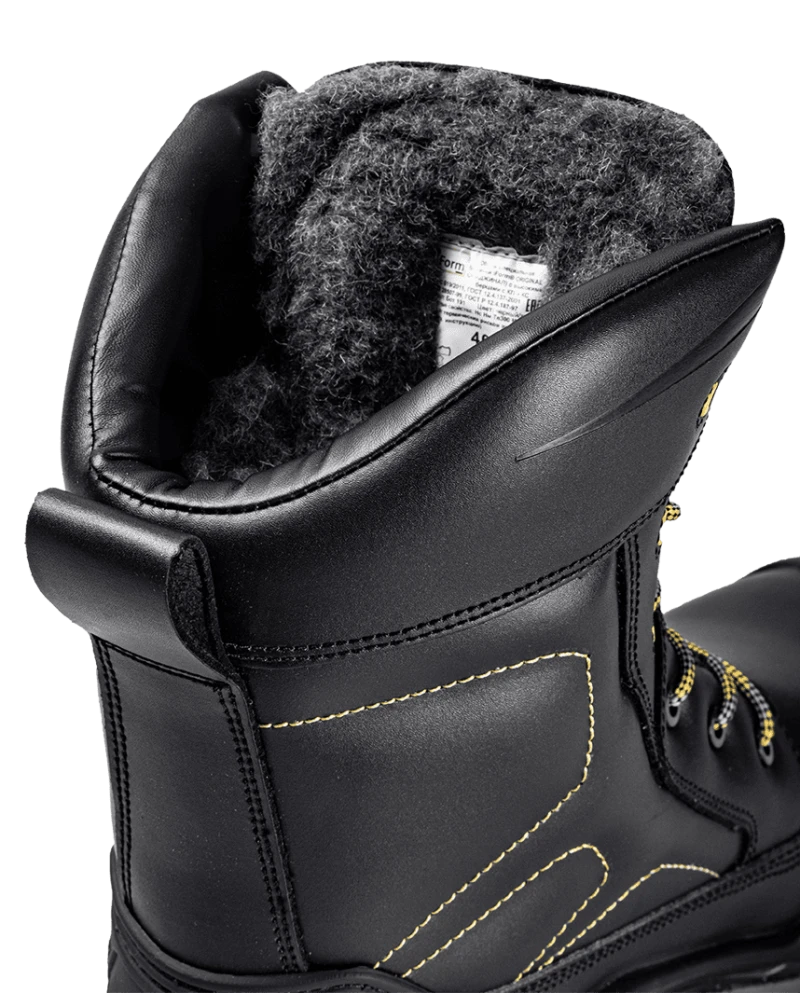 Ботинки iForm® ORIGINAL (ОРИДЖИНАЛ) высокий берец с КП и КС шерс мех, кожаные ПУ/нитрил