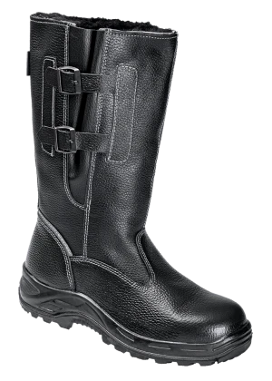 Сапоги TURBO высокие с КП и КС нат. мех, хромовые, ПУ/нитрил (м.60КПКСН)