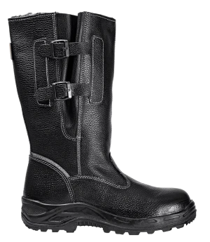 Сапоги TURBO высокие с КП и КС нат. мех, хромовые, ПУ/нитрил (м.60КПКСН)