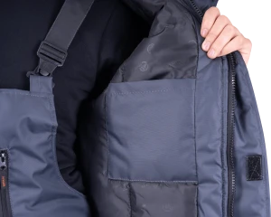 Куртка РОУД зимняя, т.серый-черный Кур 201