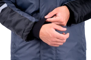 Куртка РОУД зимняя, т.серый-черный Кур 201