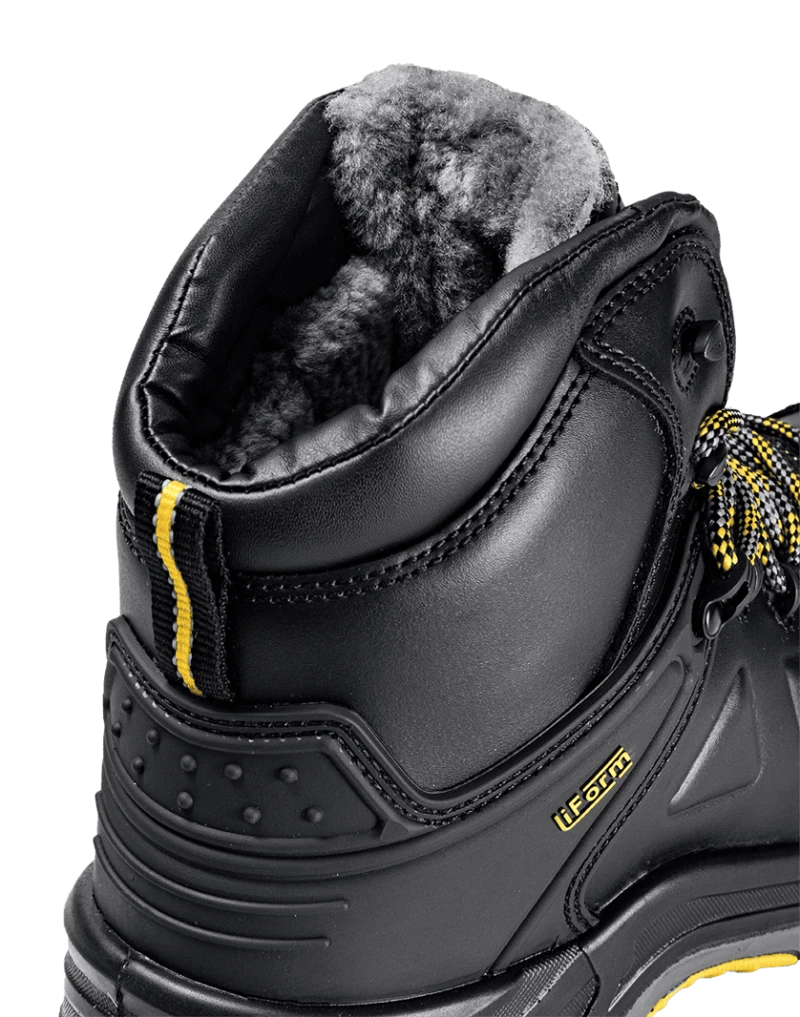 Ботинки iForm® ORIGINAL DIAMOND GRIP (ОРИДЖИНАЛ ДАЙМОНД ГРИП) с КП и КС нат мех., кожаные ПУ/нитрил